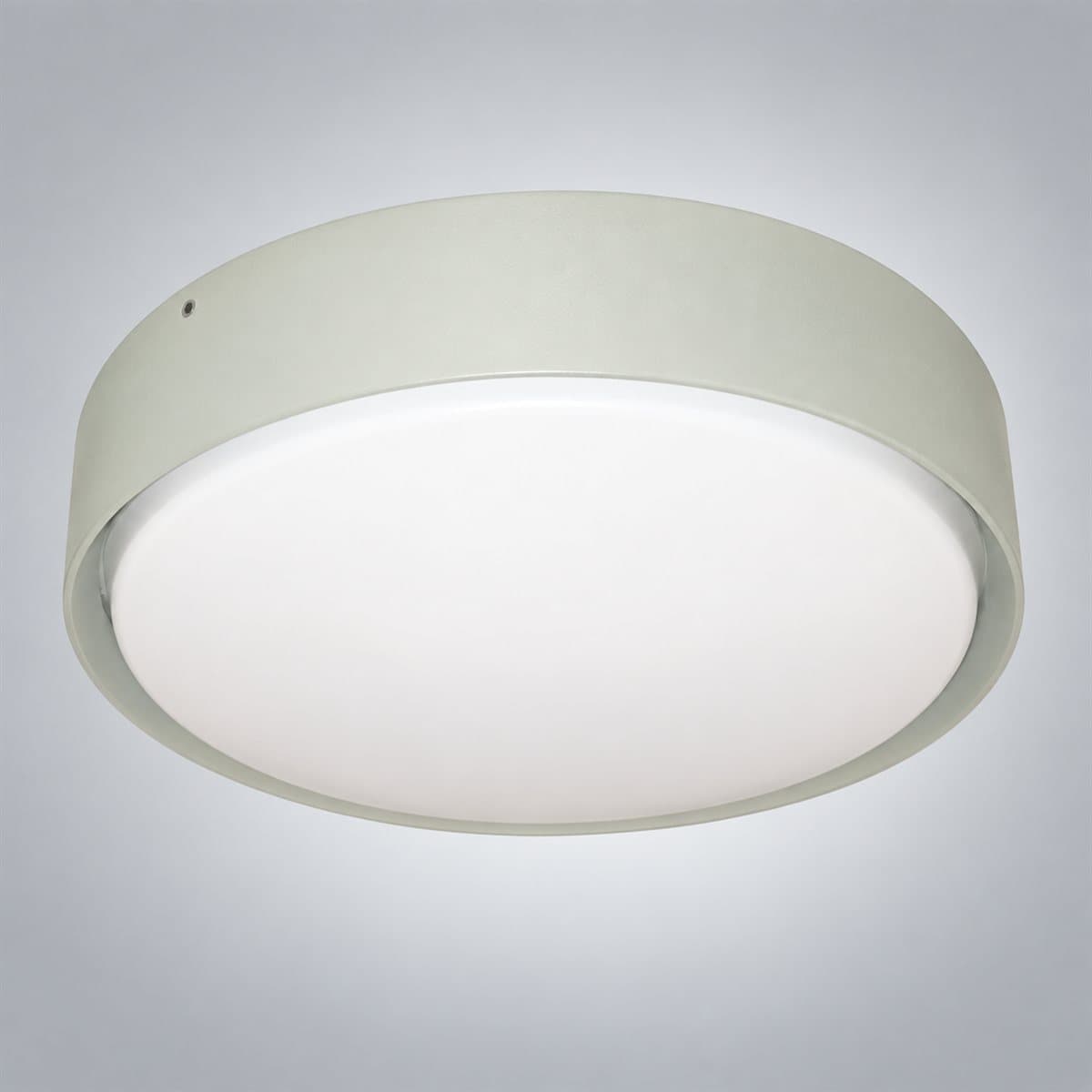 Đèn ốp trần ngoài trời NCL1333 Panasonic chụp góc nghiêng 3/4, thấy rõ thân và cạnh bên