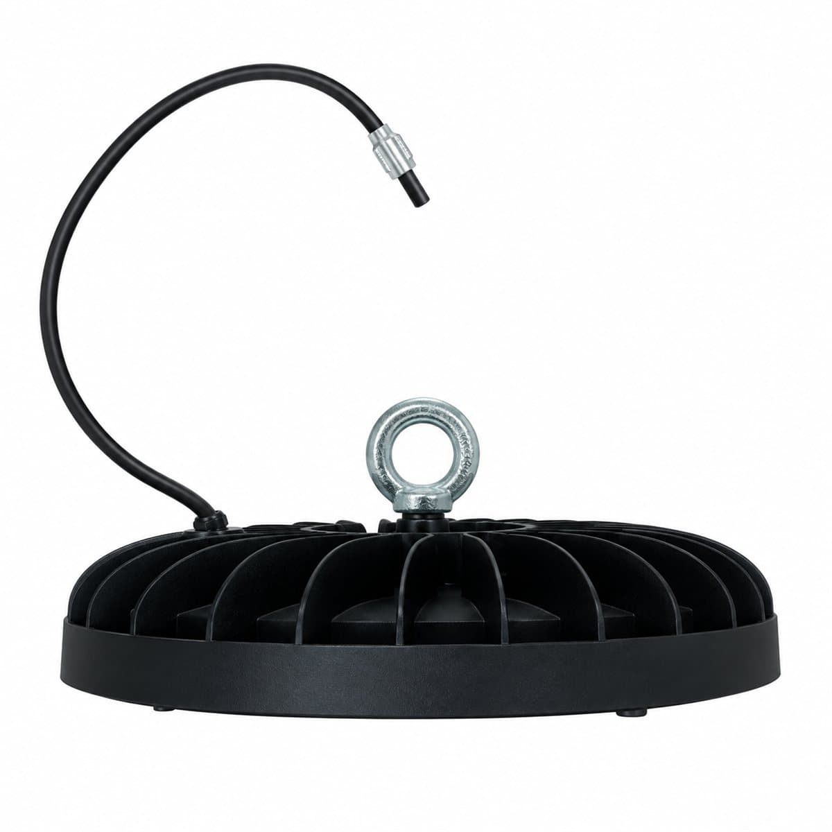 Đèn highbay nhà xưởng Panasonic trên nền trắng, ảnh sản phẩm chính diện