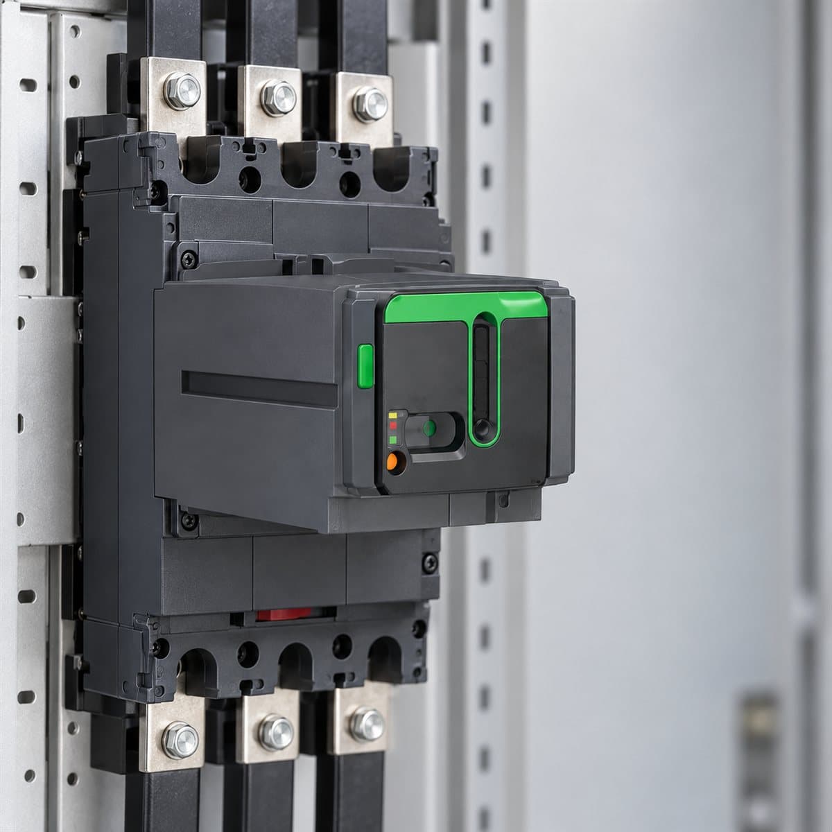 Bộ điều khiển động cơ cho MCCB EasyPact CVS Schneider đã lắp đặt trong nhà