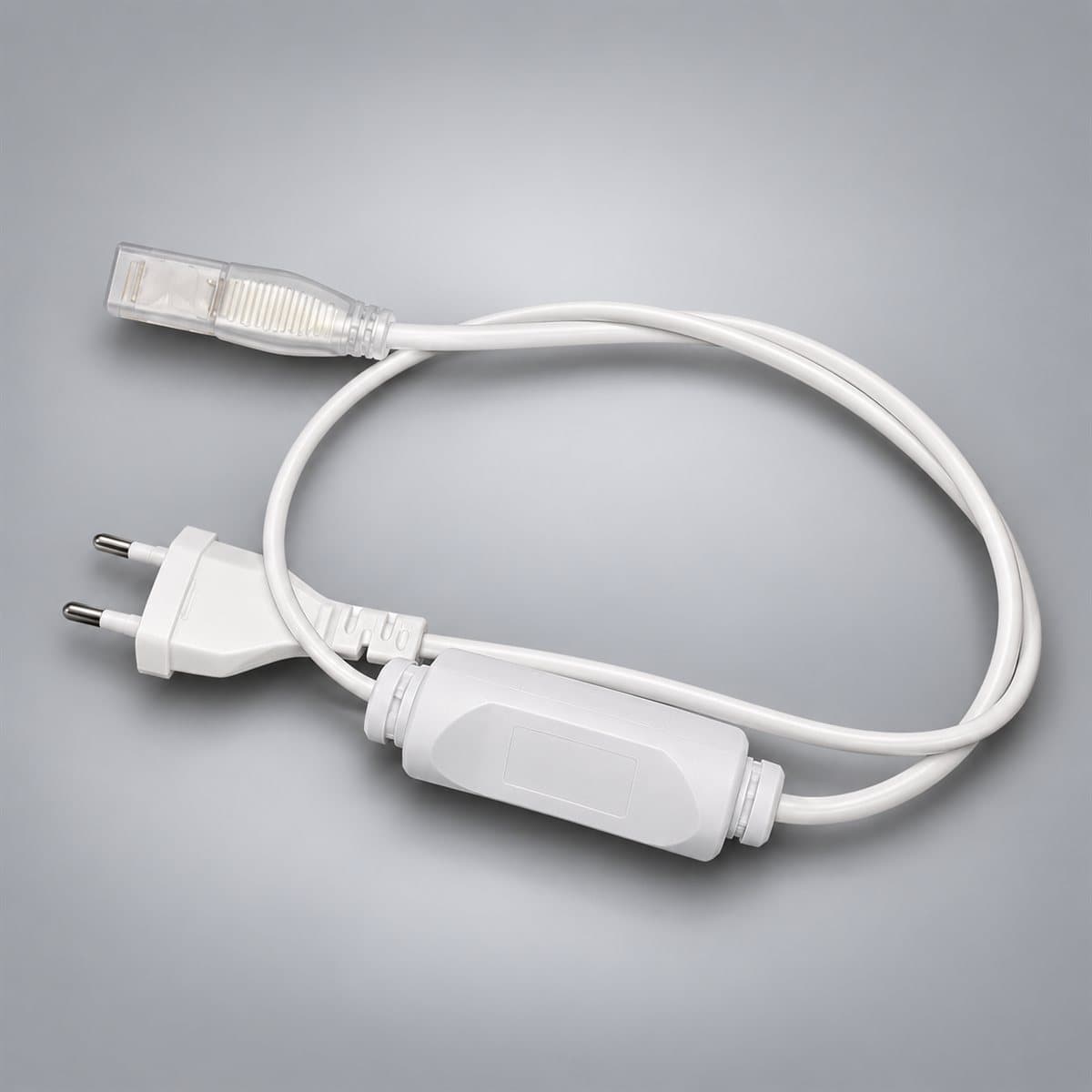 Đèn Driver nguồn non flicker LED dây ngoài trời Panasonic chụp góc nghiêng 3/4, thấy rõ thân và cạnh bên