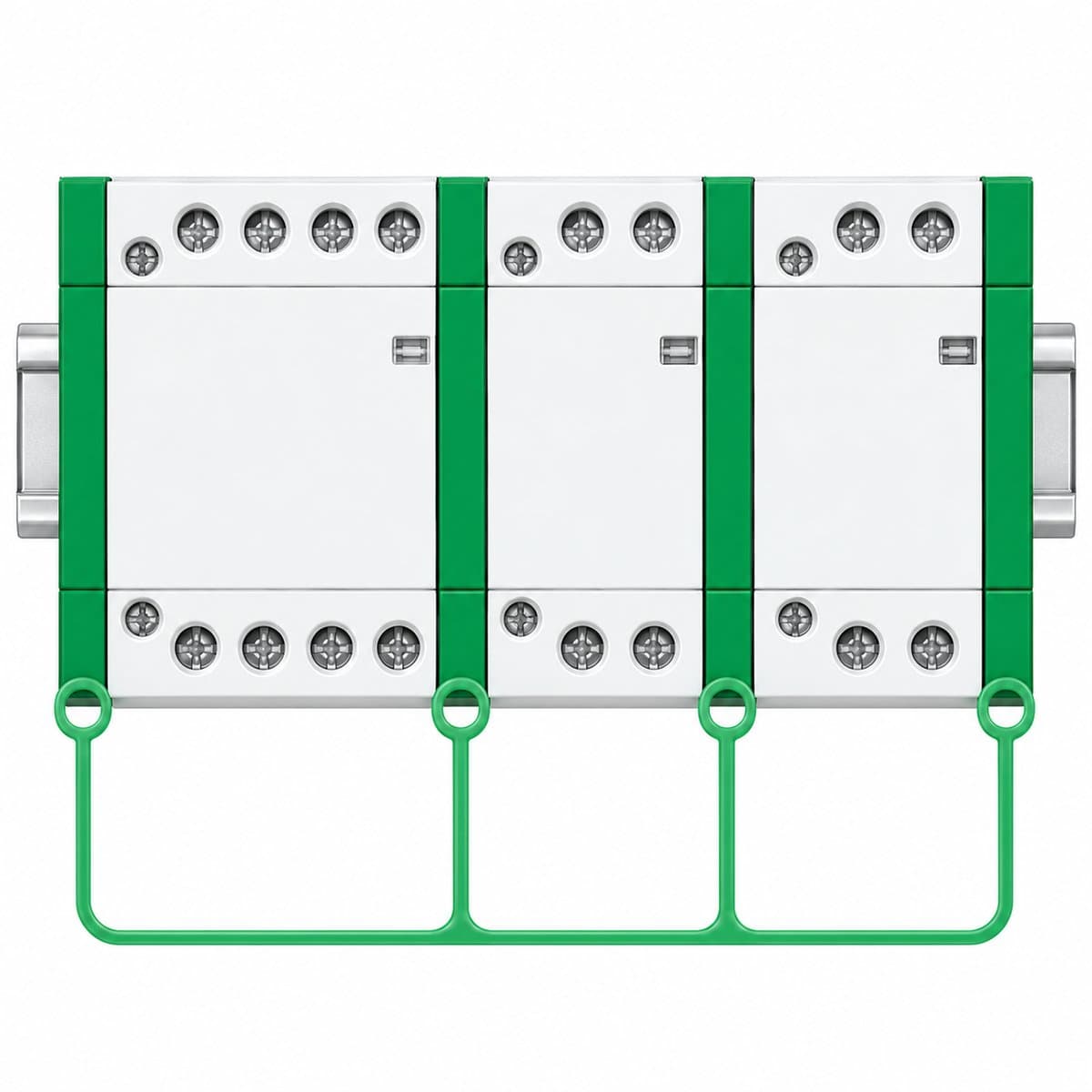 Acti9 - Công tắc tơ iCT Schneider trên nền trắng, ảnh sản phẩm chính diện