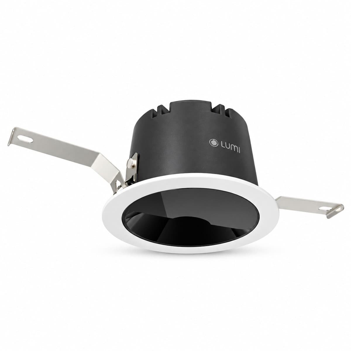 Đèn Spotlight âm trần 12W chiếu trải 40° Tunable white Lumi trên nền trắng, ảnh sản phẩm chính diện