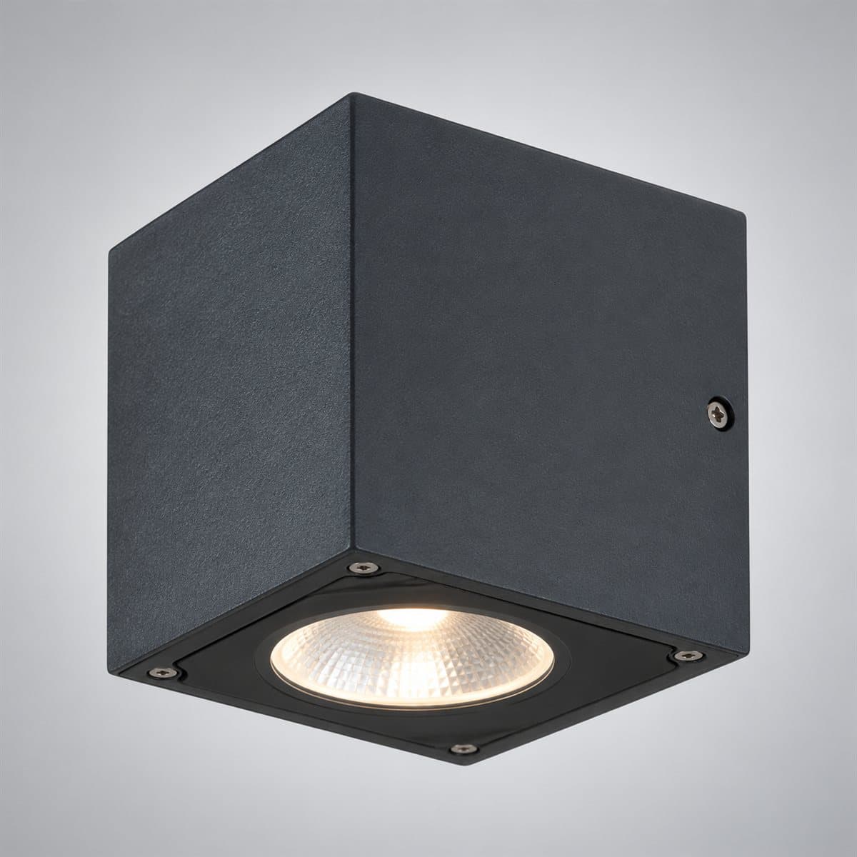 Đèn gắn tường ngoài trời LED NBL2541 Panasonic chụp góc nghiêng 3/4, thấy rõ thân và cạnh bên