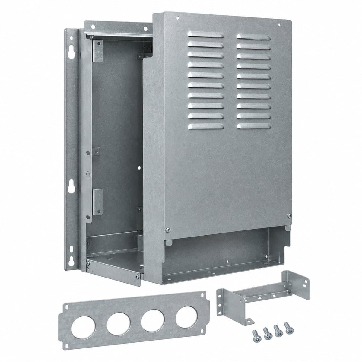 Kit IP21 treo tường cho biến tần ATV630 Schneider trên nền trắng, ảnh sản phẩm chính diện