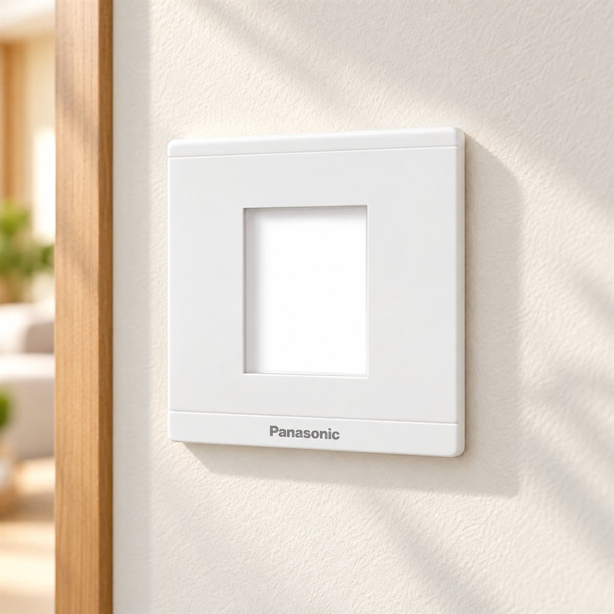 Mặt vuông dùng cho 2 thiết bị Moderva Panasonic đã lắp đặt trong nhà