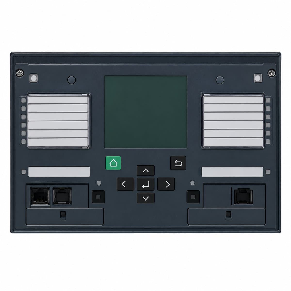 Rơ le bảo vệ PowerLogic Easergy Schneider trên nền trắng, ảnh sản phẩm chính diện