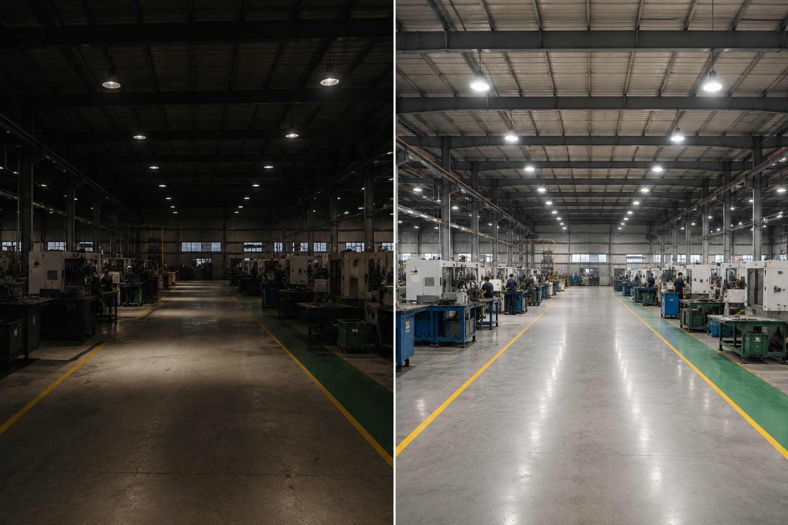 Industrial lighting performance depends on the overall system design rather than a single luminaire.