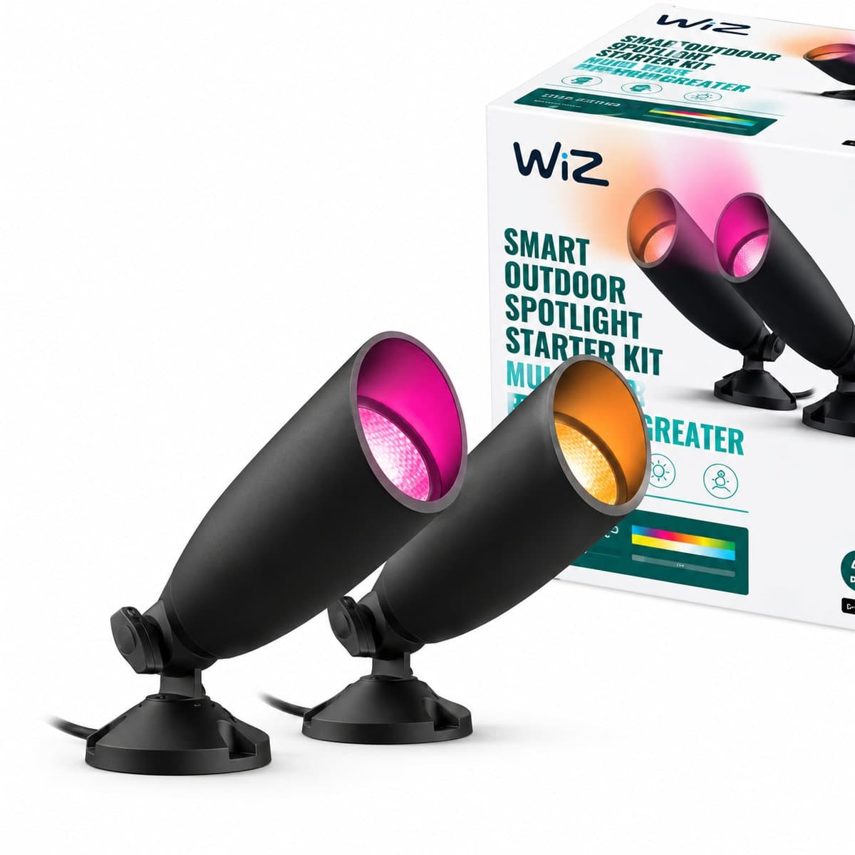 Bộ đèn cắm cỏ thông minh WiZ 12V Ground Spot Starter Kit