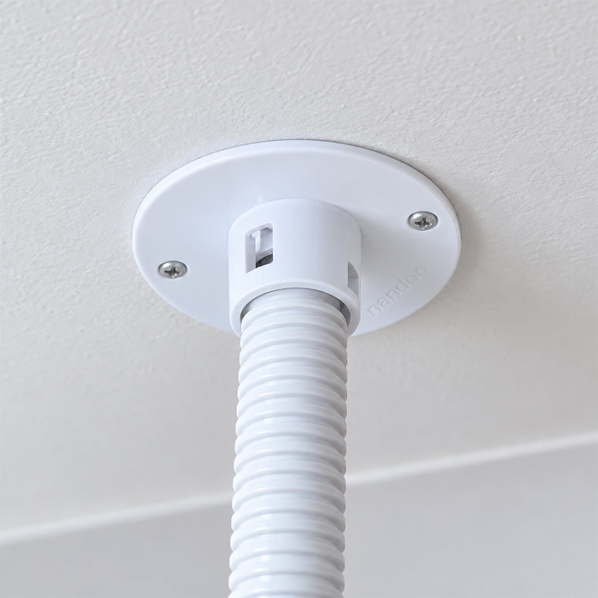 Nắp đậy hộp nối tròn dùng chung với ống mềm PVC ống luồn dây Panasonic đã lắp đặt trong nhà