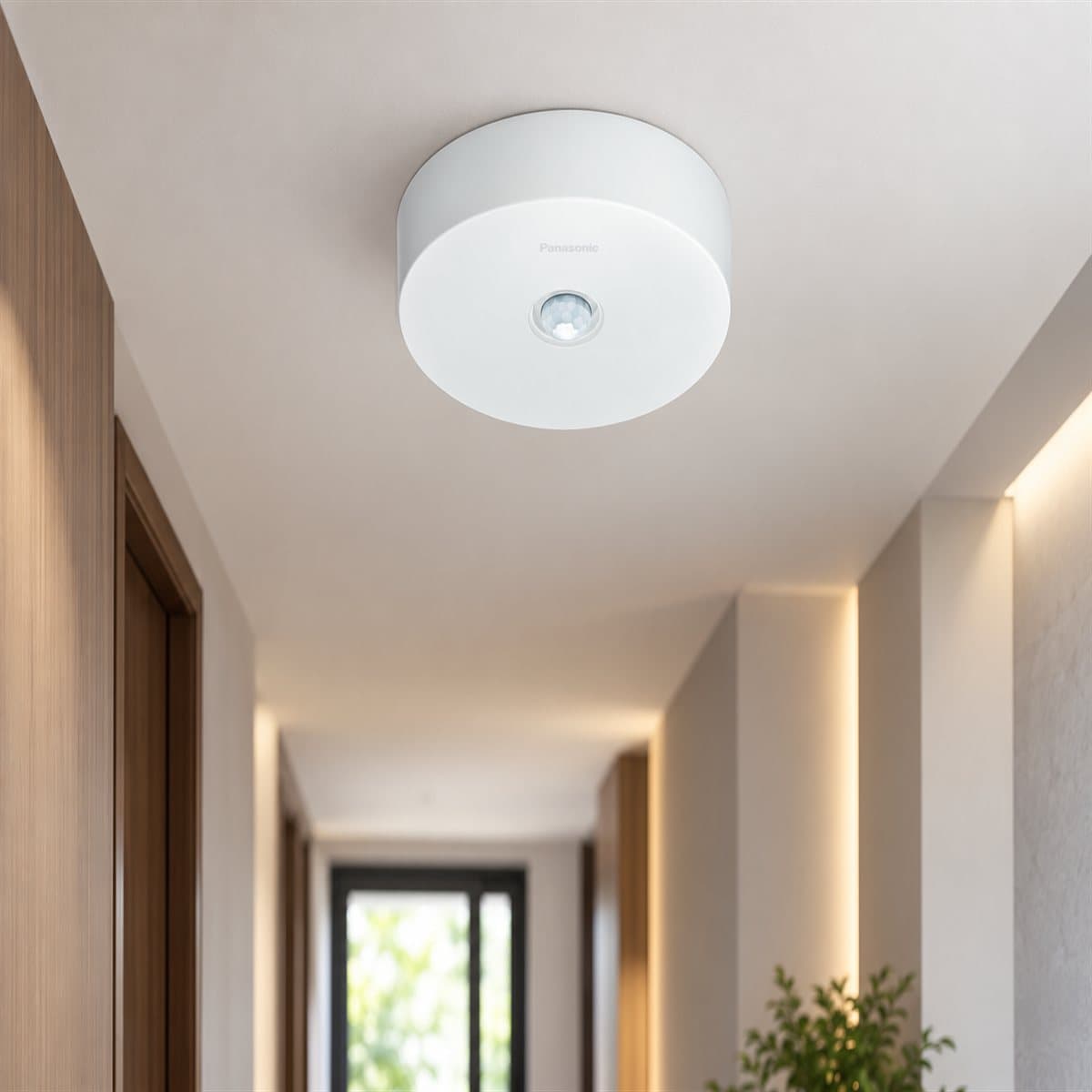 Cảm biến góc rộng (lên tới 13.3m) Panasonic đã lắp đặt trong nhà
