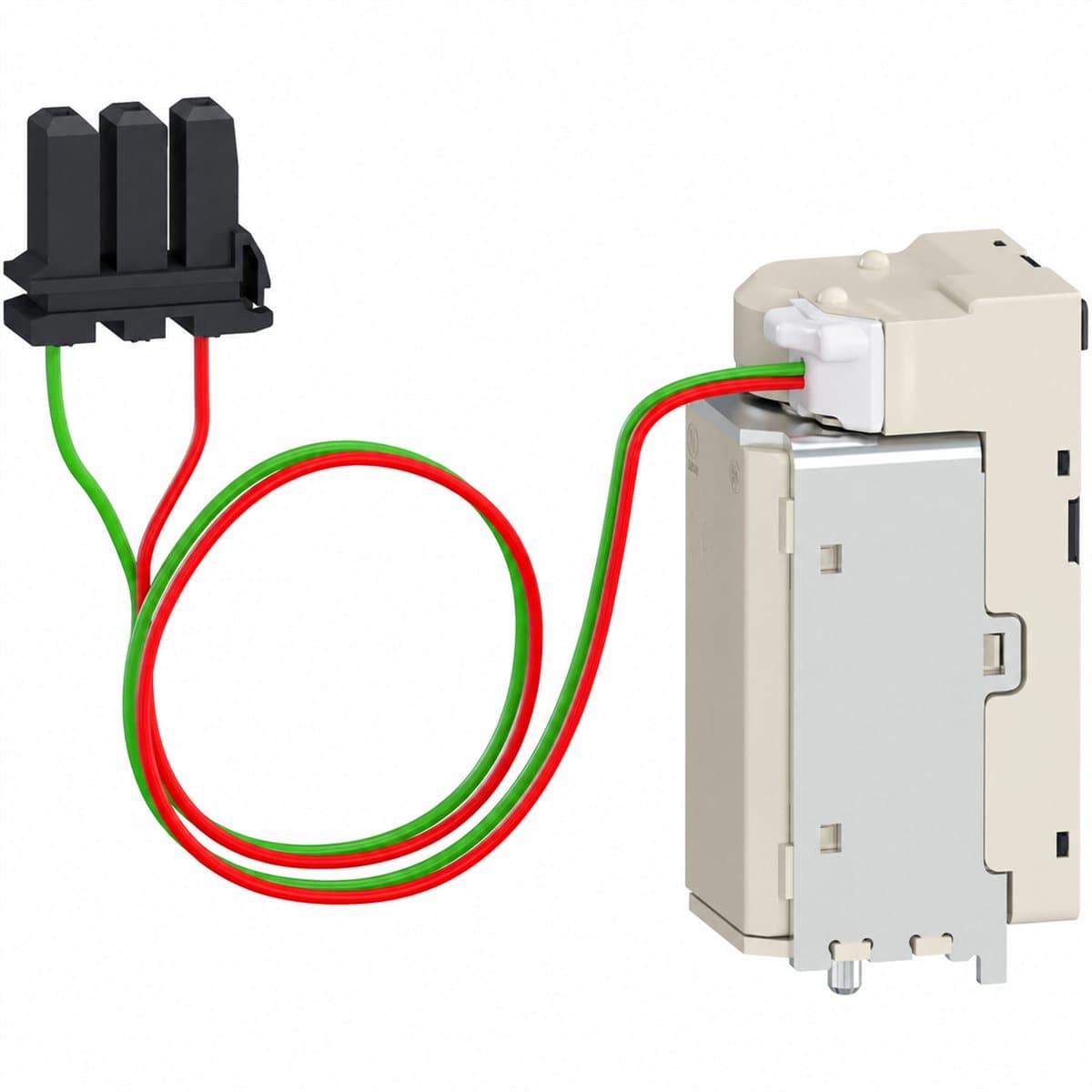 Cuộn bảo vệ thấp áp (MN) MasterPacT MTZ1 Schneider trên nền trắng, ảnh sản phẩm chính diện