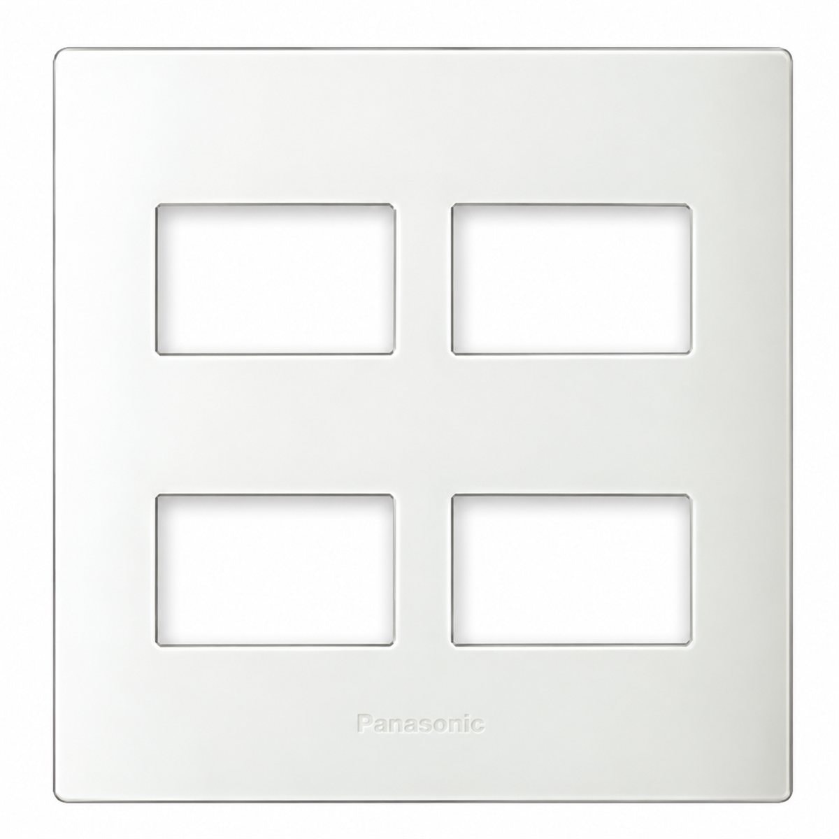 Mặt dùng cho 4 thiết bị Halumie Panasonic trên nền trắng, ảnh sản phẩm chính diện