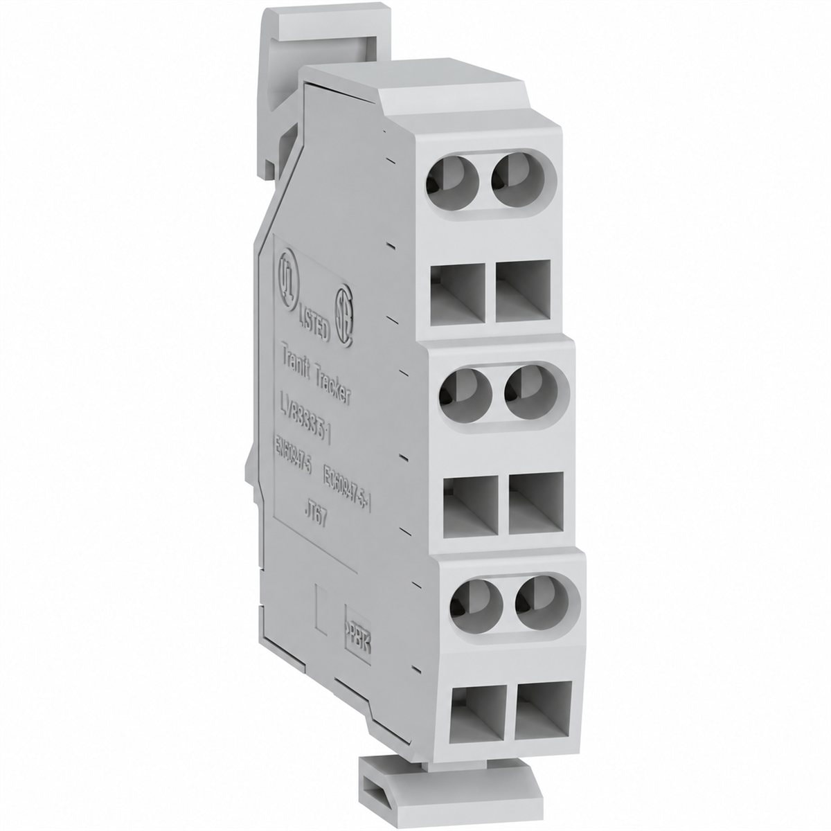 Tiếp điểm vị trí khung kéo rút MasterPacT MTZ1 Schneider trên nền trắng, ảnh sản phẩm chính diện