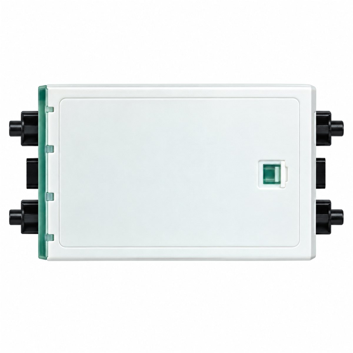 Mặt cho 2 thiết bị S-Flexi size S Schneider trên nền trắng, ảnh sản phẩm chính diện