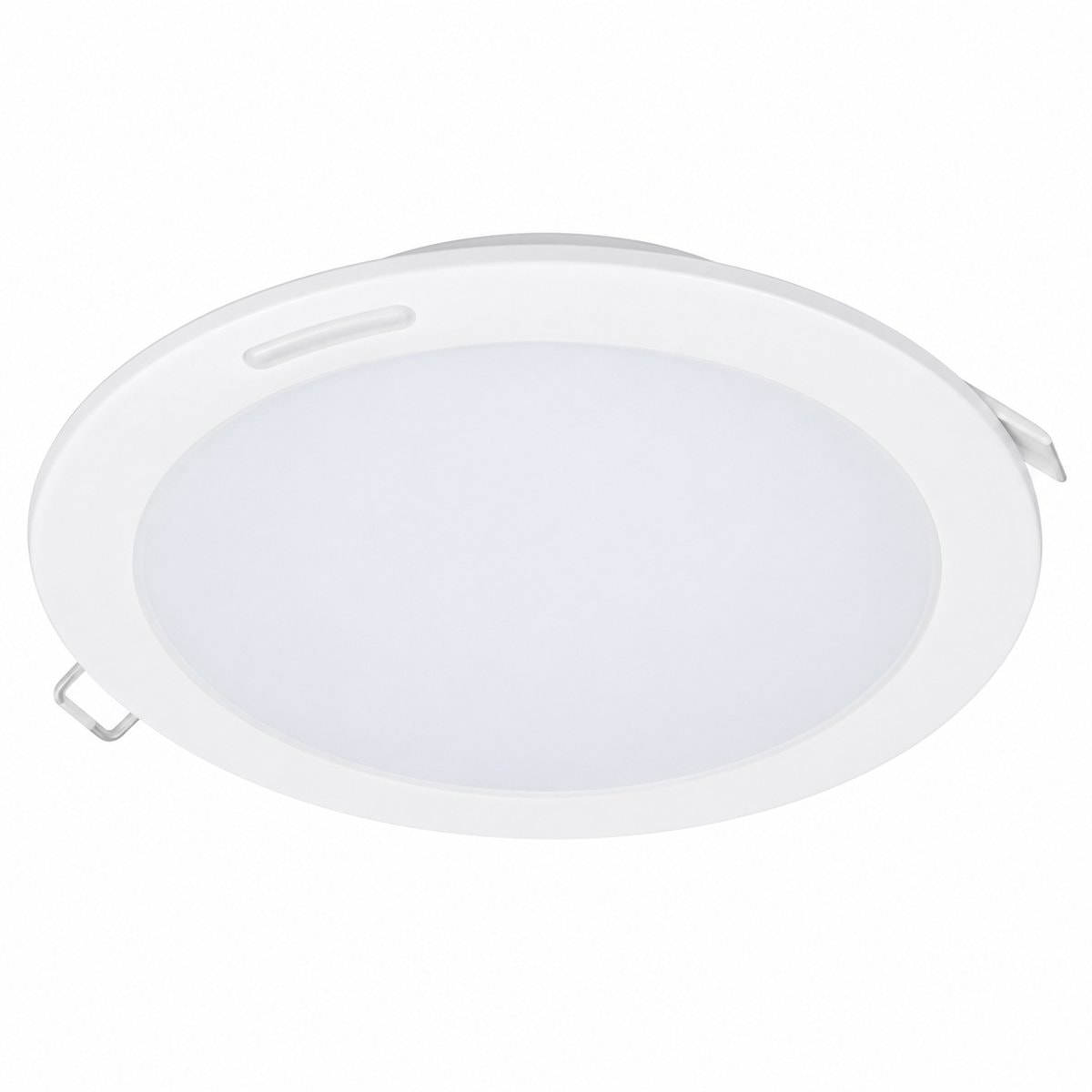 Đèn LED âm trần DN027B G3 tròn Philips trên nền trắng, ảnh sản phẩm chính diện