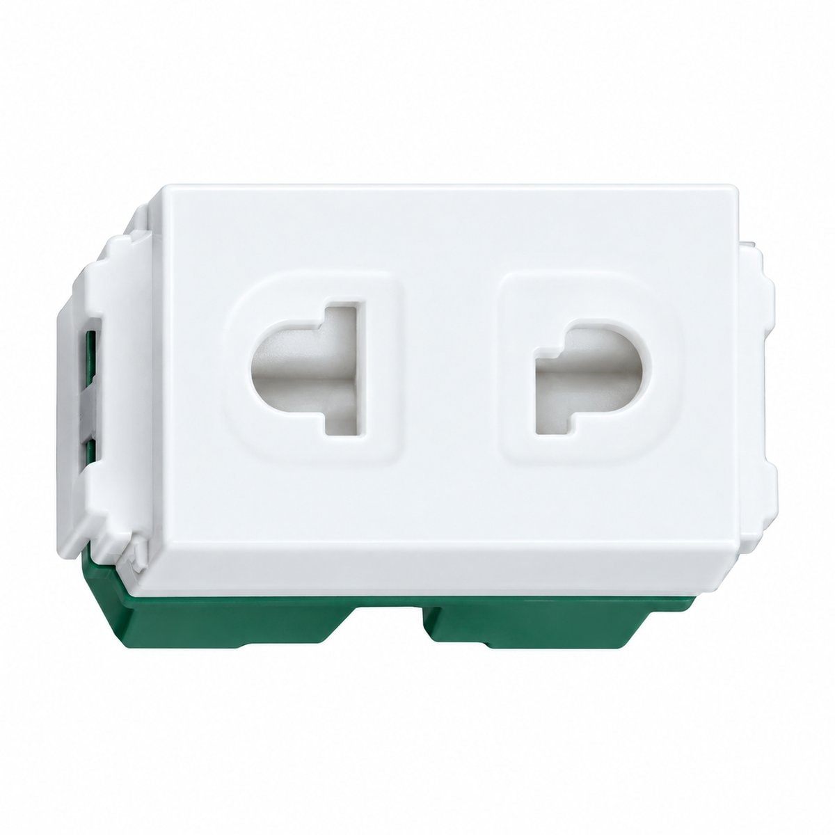 Ổ cắm Full Color Wide Panasonic trên nền trắng, ảnh sản phẩm chính diện
