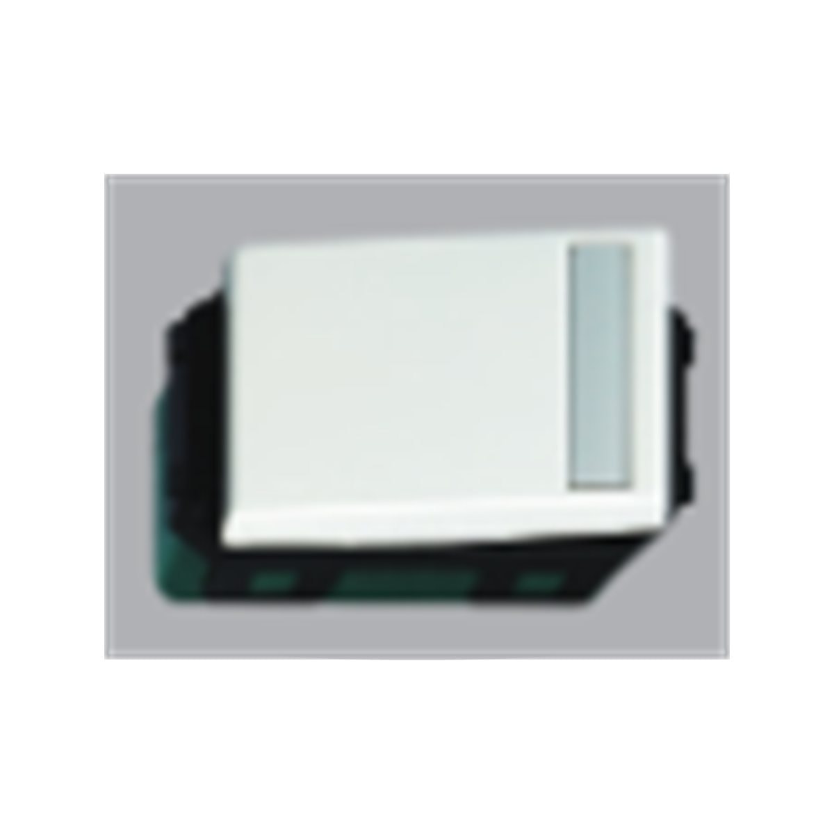 Công tắc C, 2 chiều, loại nhỏ Refina Wide Panasonic trên nền trắng, ảnh sản phẩm chính diện