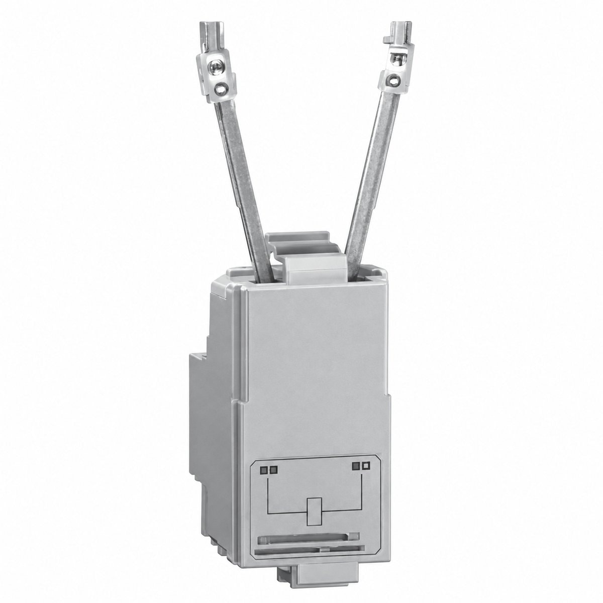 Phụ kiện MCCB EasyPact EZC100 Schneider trên nền trắng, ảnh sản phẩm chính diện