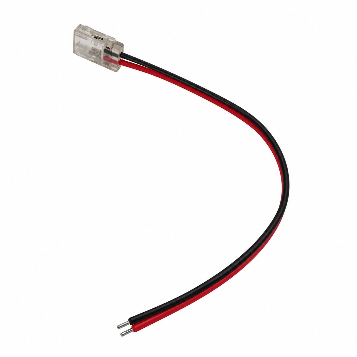 Đèn Khớp nối dây nguồn 15cm LED dây COB Panasonic trên nền trắng, ảnh sản phẩm chính diện