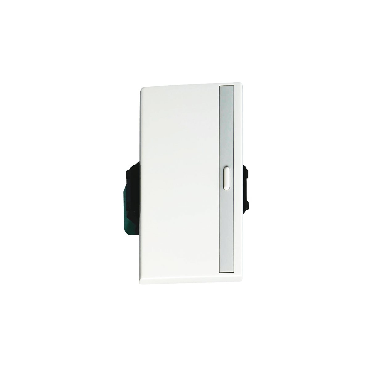 Công tắc B, 1 chiều, loại lớn Refina Wide Panasonic trên nền trắng, ảnh sản phẩm chính diện