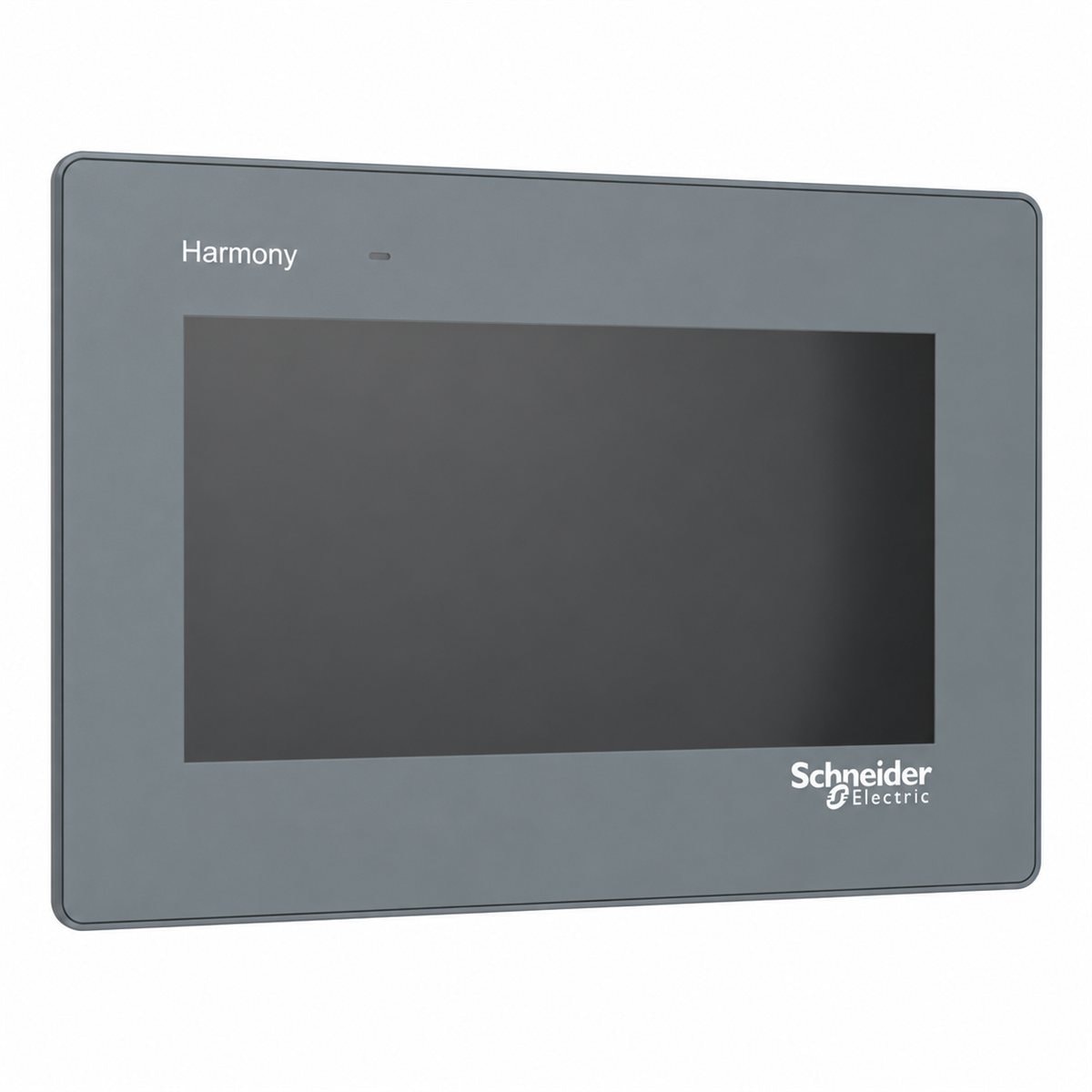 Màn hình Easy Touch Panel HMIET6 Schneider trên nền trắng, ảnh sản phẩm chính diện