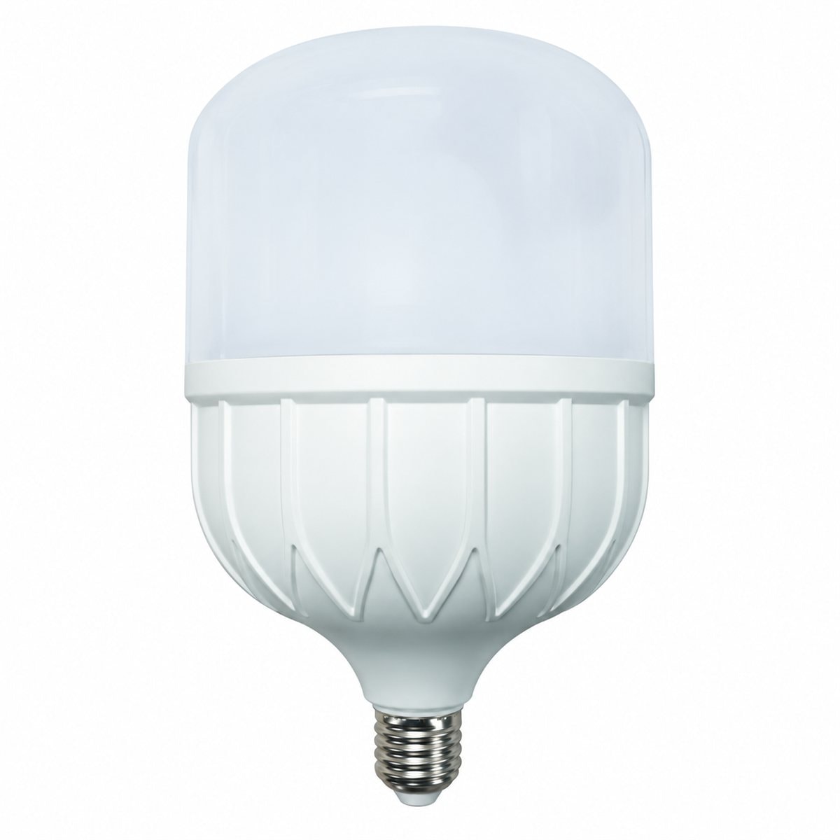 Bóng đèn LED bulb trụ E27 Lotus Series Panasonic trên nền trắng, ảnh sản phẩm chính diện