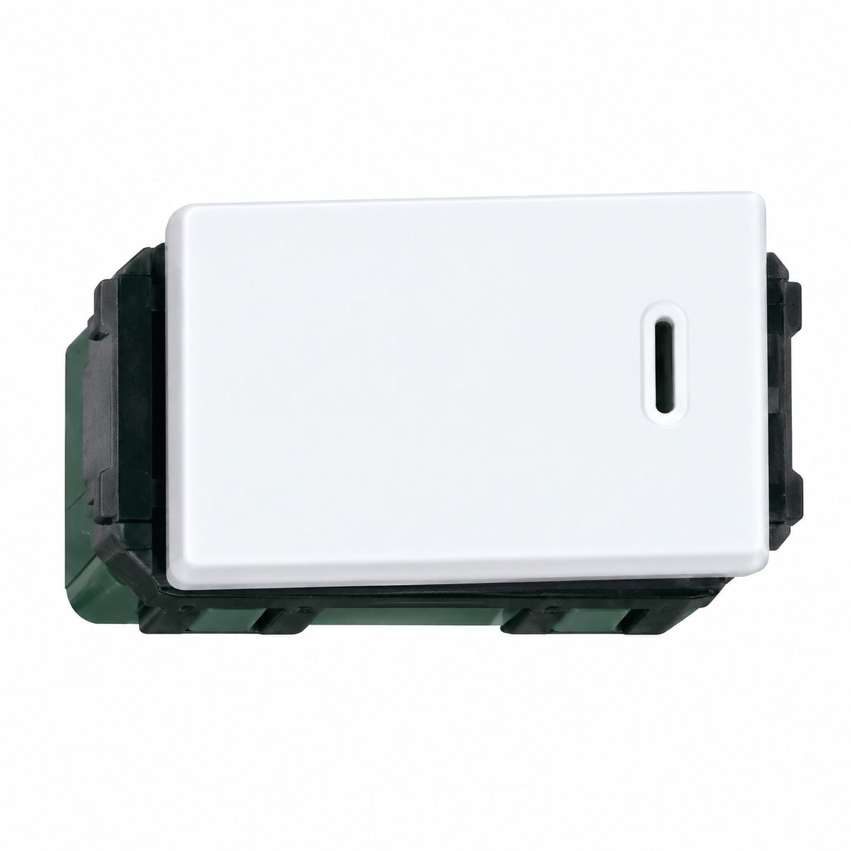 Công tắc B, 1 chiều Full Color Wide Panasonic trên nền trắng, ảnh sản phẩm chính diện