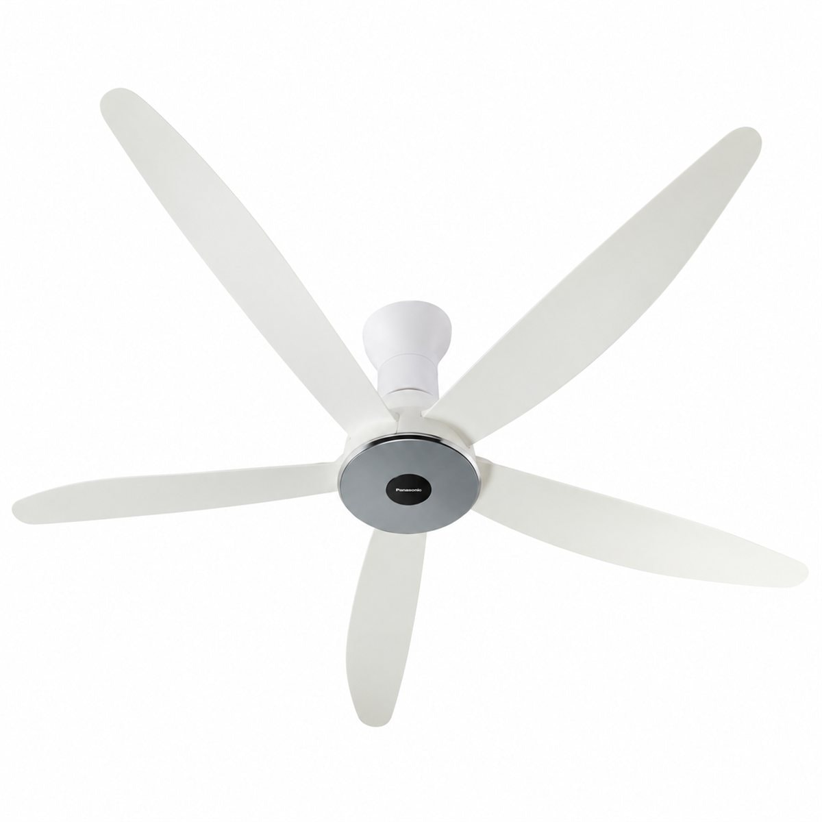 Quạt trần F-60XDN Panasonic trên nền trắng, ảnh sản phẩm chính diện