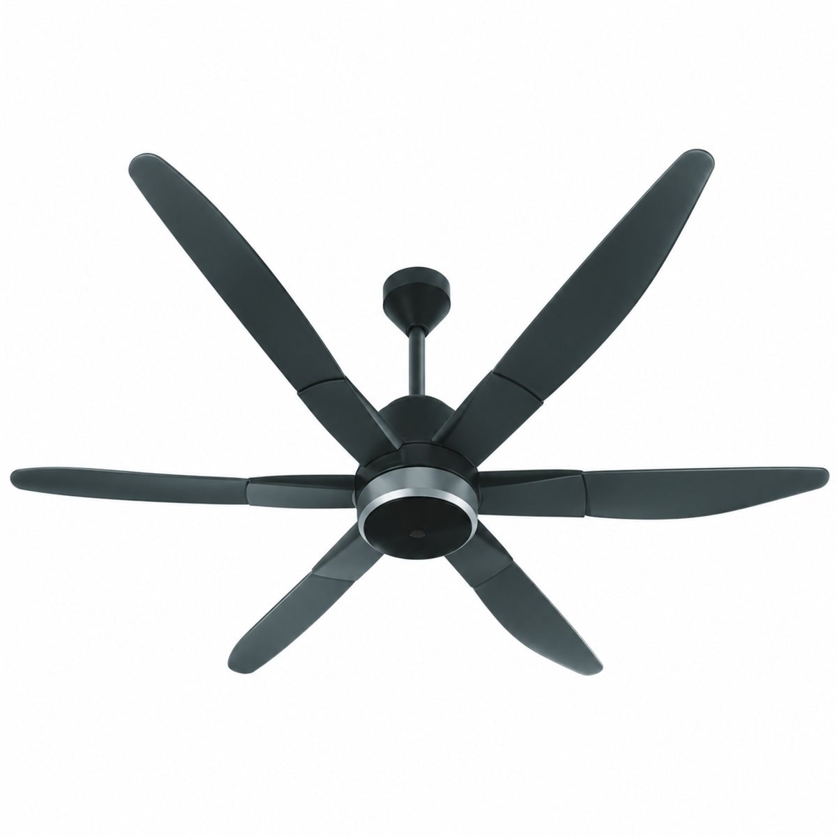 Quạt trần F-70ZBP Panasonic trên nền trắng, ảnh sản phẩm chính diện