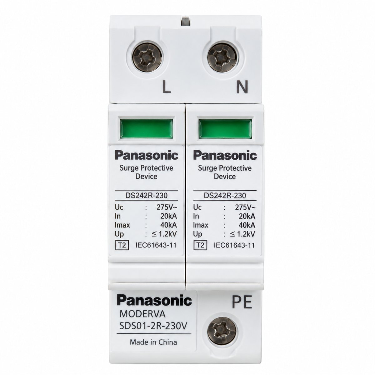 Tủ điện âm tường Moderva Panasonic trên nền trắng, ảnh sản phẩm chính diện