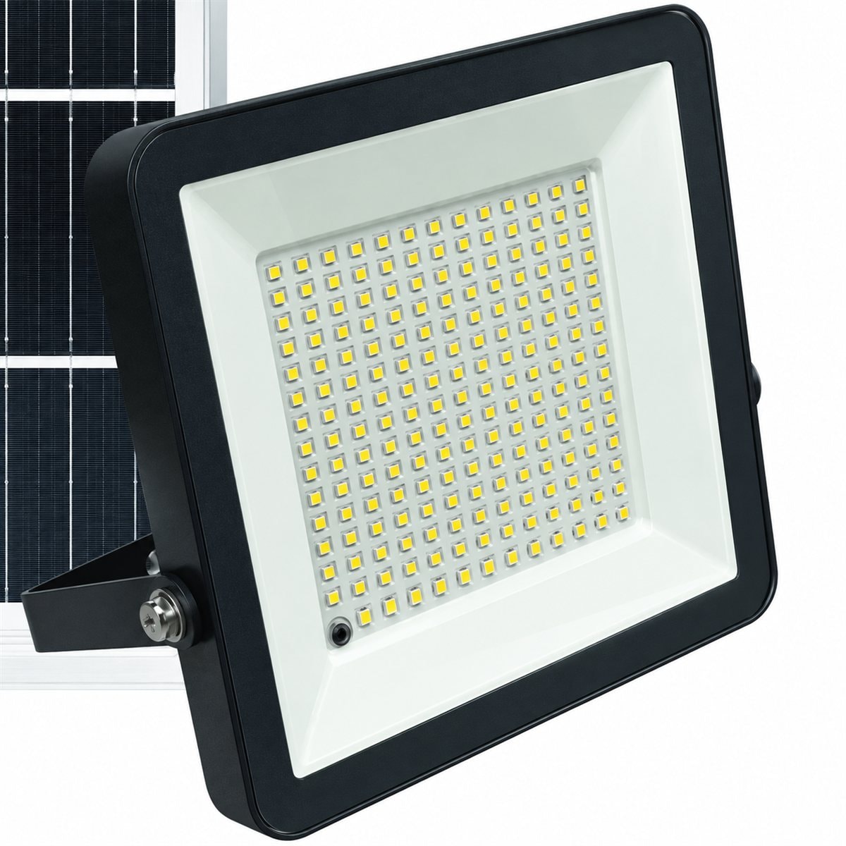 Đèn pha solar Sunny Series Panasonic trên nền trắng, ảnh sản phẩm chính diện