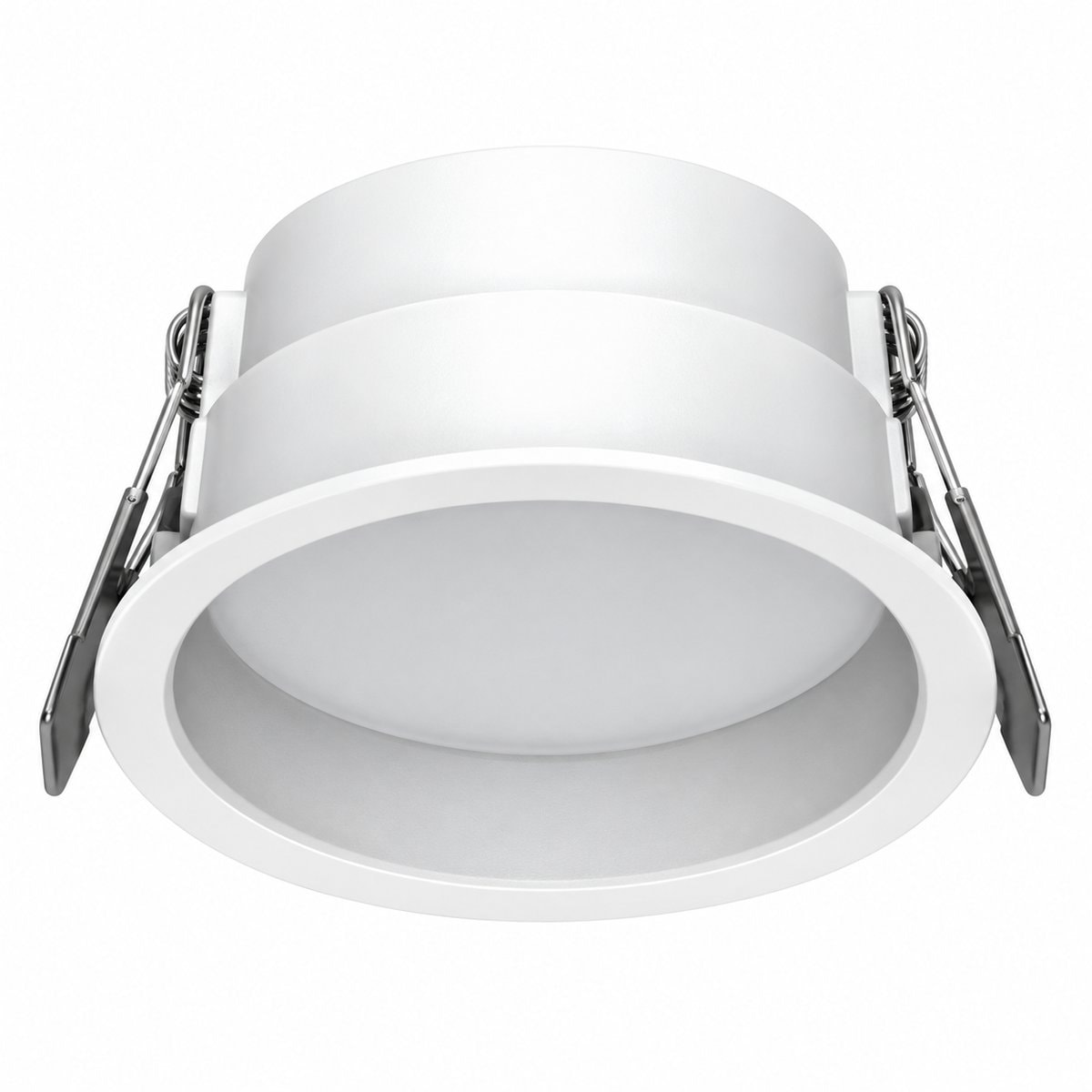 Đèn LED âm trần chóa sâu DL260 Philips trên nền trắng, ảnh sản phẩm chính diện