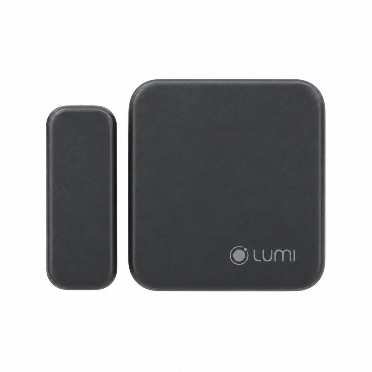 Cảm biến cửa Lumi trên nền trắng, ảnh sản phẩm chính diện