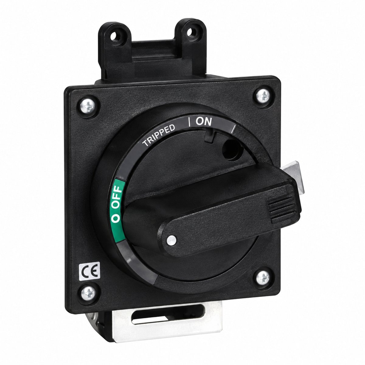 MCCB EasyPact EZC250 Schneider trên nền trắng, ảnh sản phẩm chính diện