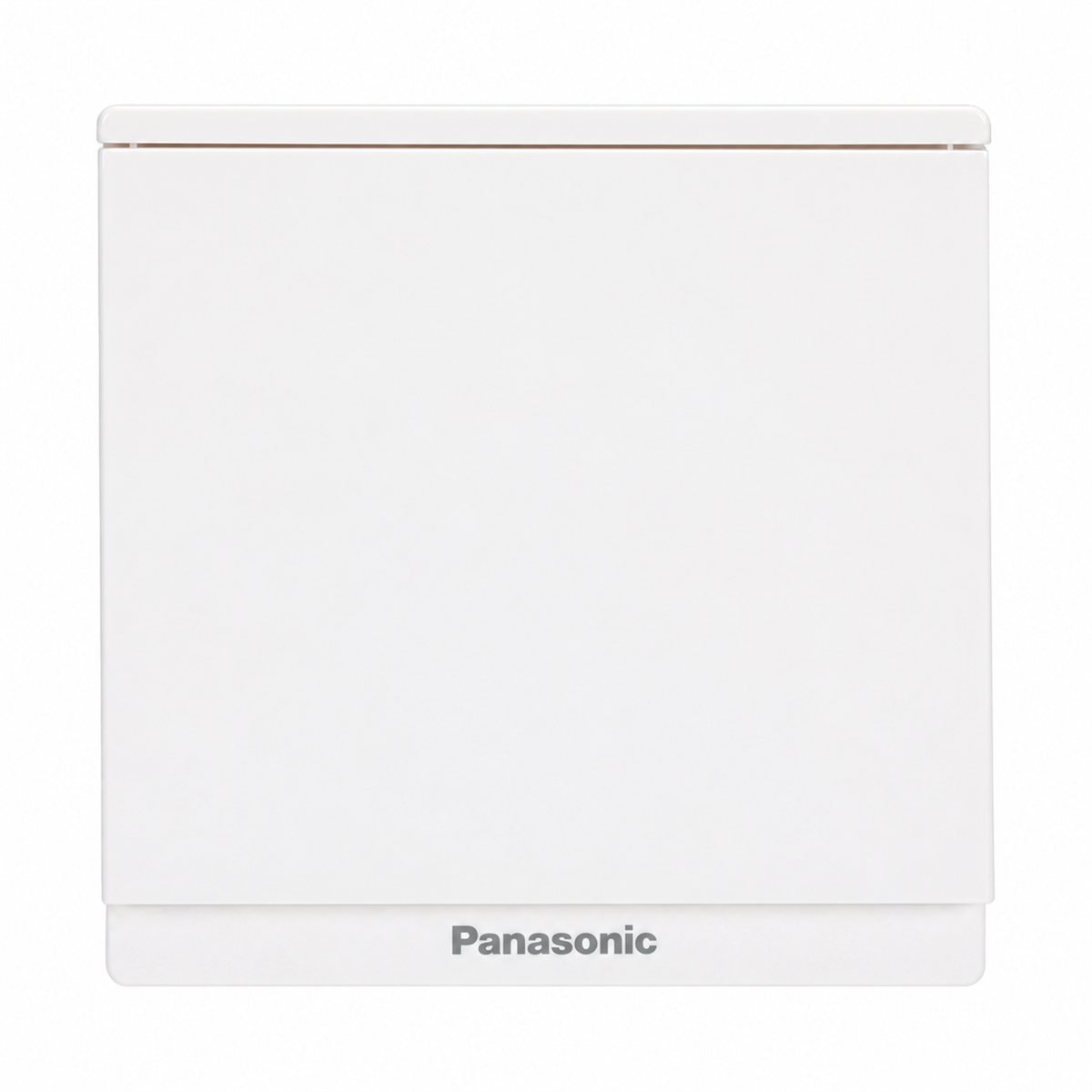 Bộ 1 công tắc B, 1 chiều, bắt vít Moderva Panasonic trên nền trắng, ảnh sản phẩm chính diện