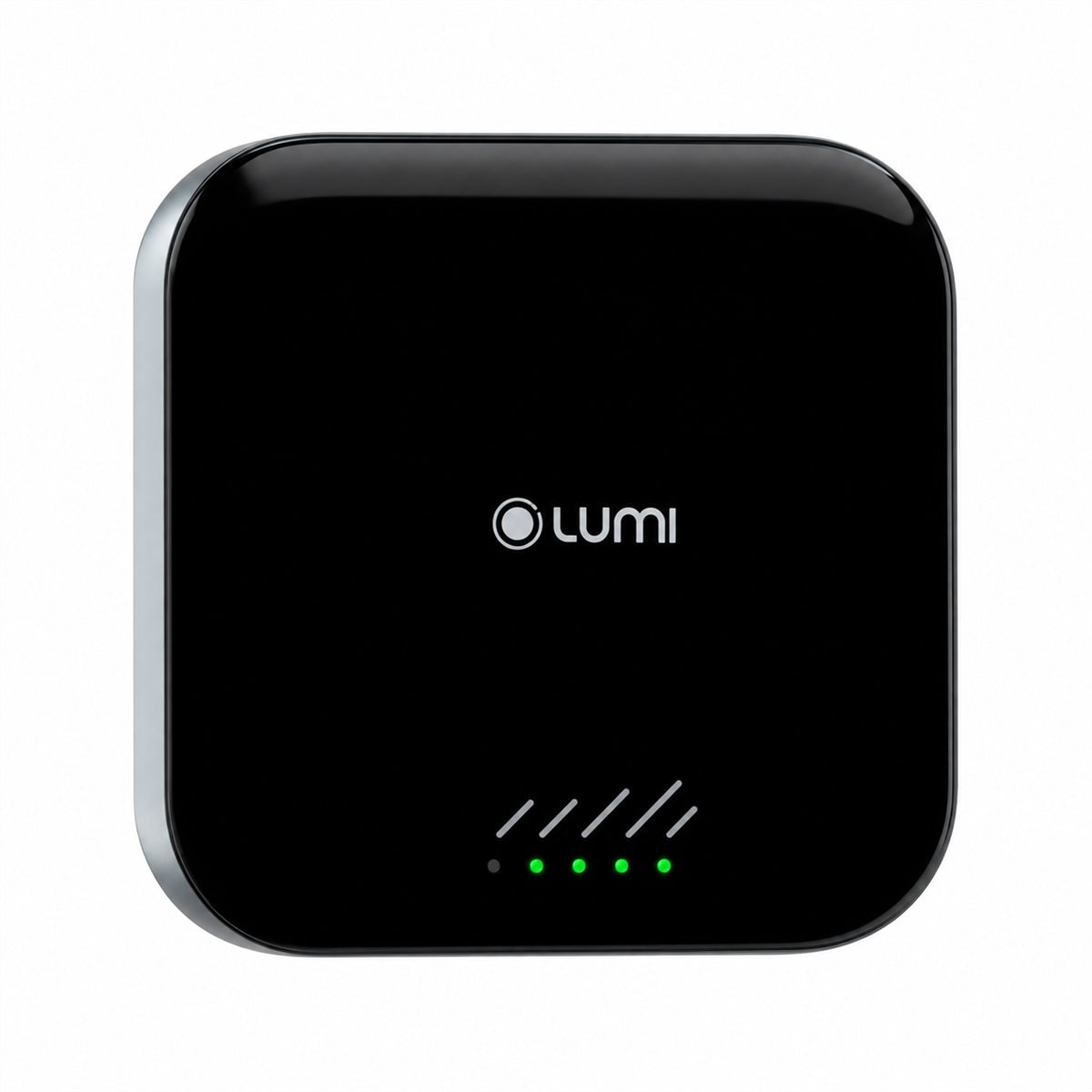 Bộ điều khiển trung tâm KNX Luka trên nền trắng, ảnh sản phẩm chính diện