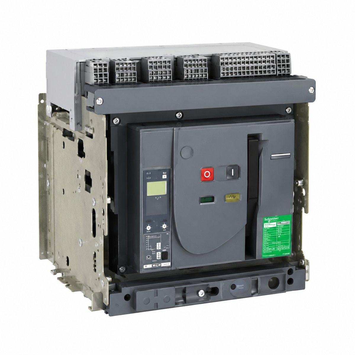 ACB EasyPact MVS Schneider trên nền trắng, ảnh sản phẩm chính diện