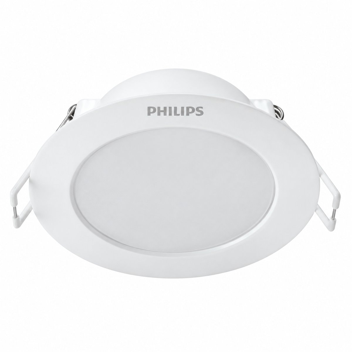 Đèn LED âm trần Eridani Philips trên nền trắng, ảnh sản phẩm chính diện
