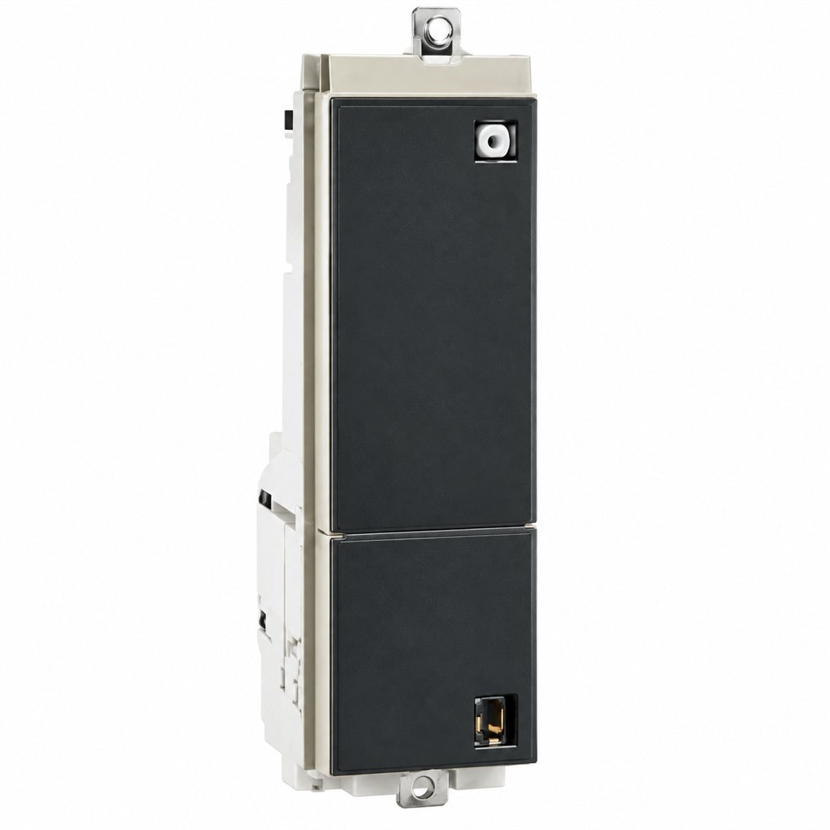 Bộ bảo vệ Micrologic cho ACB EasyPact EVS Schneider trên nền trắng, ảnh sản phẩm chính diện