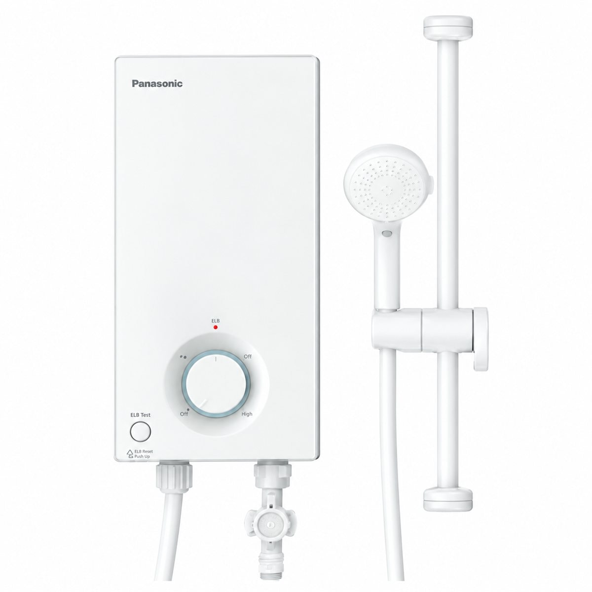 Máy nước nóng trực tiếp V Series Panasonic trên nền trắng, ảnh sản phẩm chính diện