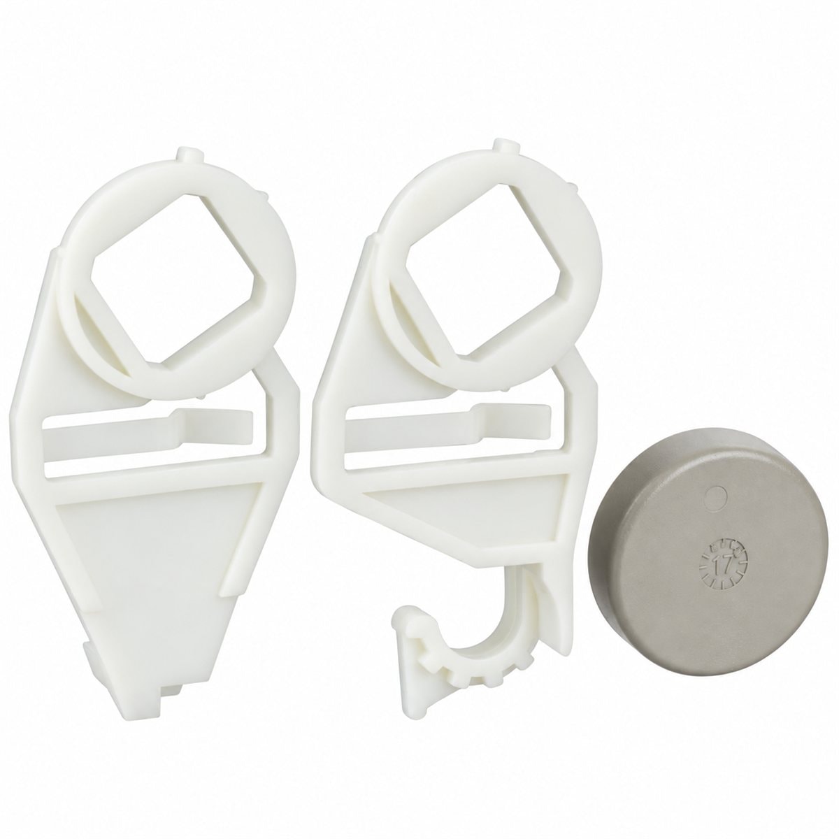 Bộ chuyển khoá cho tay xoay (keylock adapter) – EZC400/630 Schneider trên nền trắng, ảnh sản phẩm chính diện