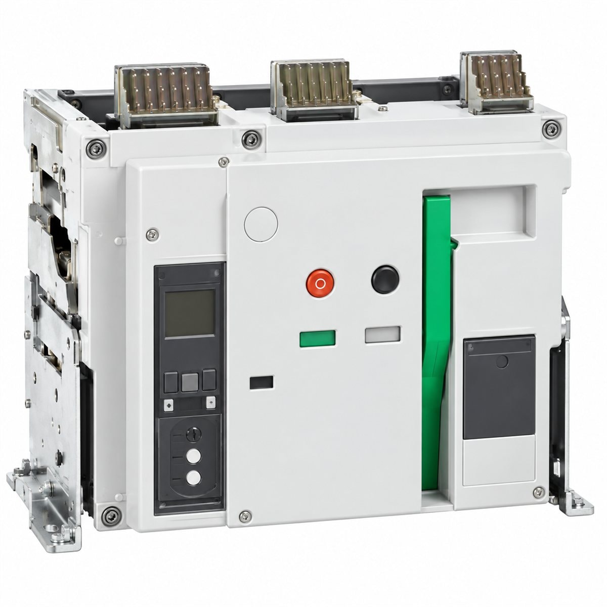 ACB EasyPact EVS 800-4000A Schneider trên nền trắng, ảnh sản phẩm chính diện