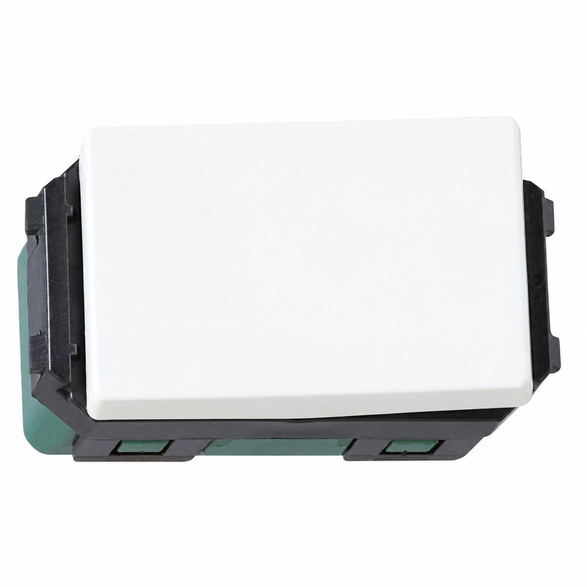 Công tắc C, 2 chiều, loại nhỏ Halumie Panasonic trên nền trắng, ảnh sản phẩm chính diện
