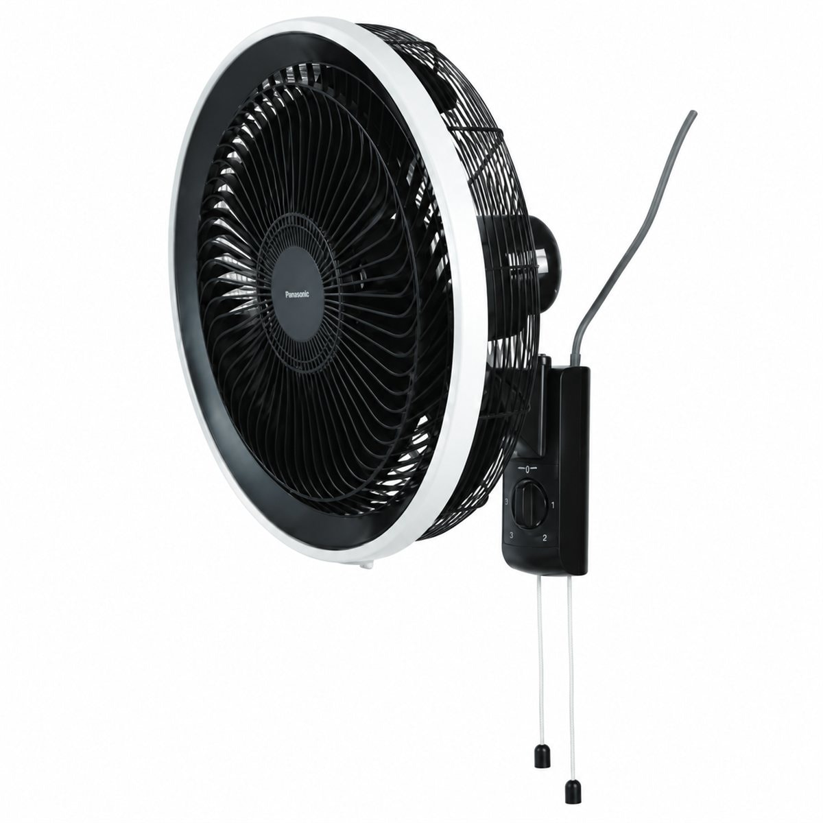 Quạt treo tường F-50Y Panasonic trên nền trắng, ảnh sản phẩm chính diện