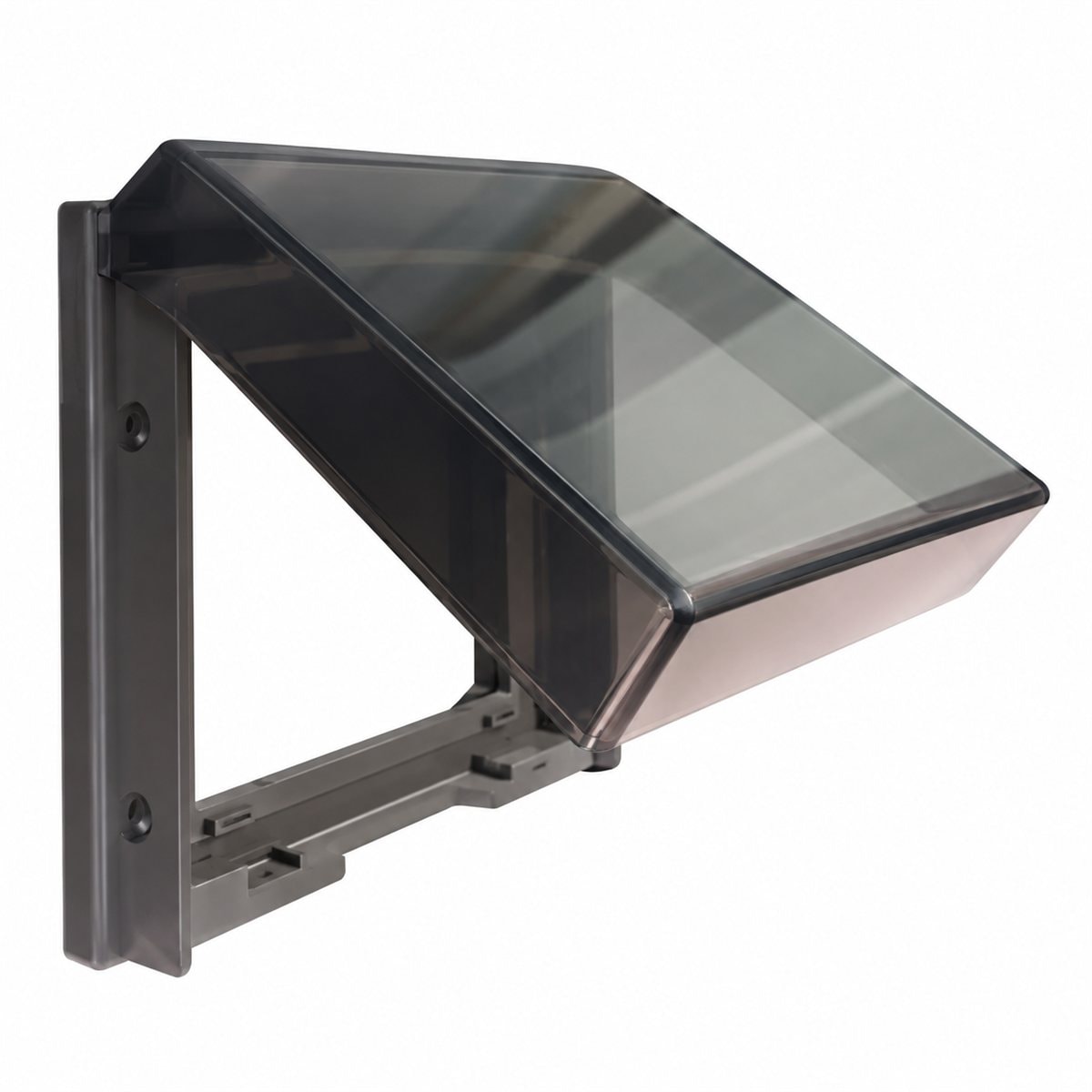 Mặt vuông có nắp che mưa chuẩn BS Wide Panasonic trên nền trắng, ảnh sản phẩm chính diện