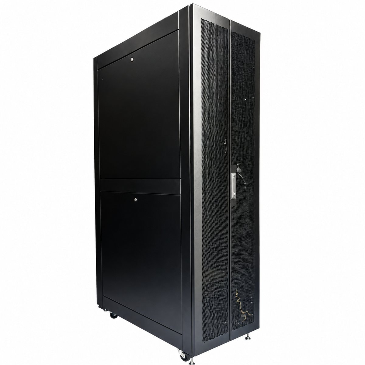 Tủ rack SmartRak 3.0 42U Legrand trên nền trắng, ảnh sản phẩm chính diện