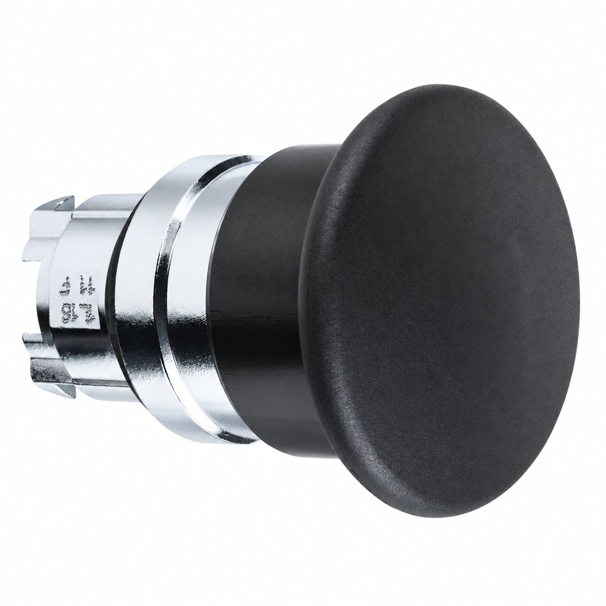 Đầu nút nhấn đầu nấm Harmony XB4 Schneider trên nền trắng, ảnh sản phẩm chính diện