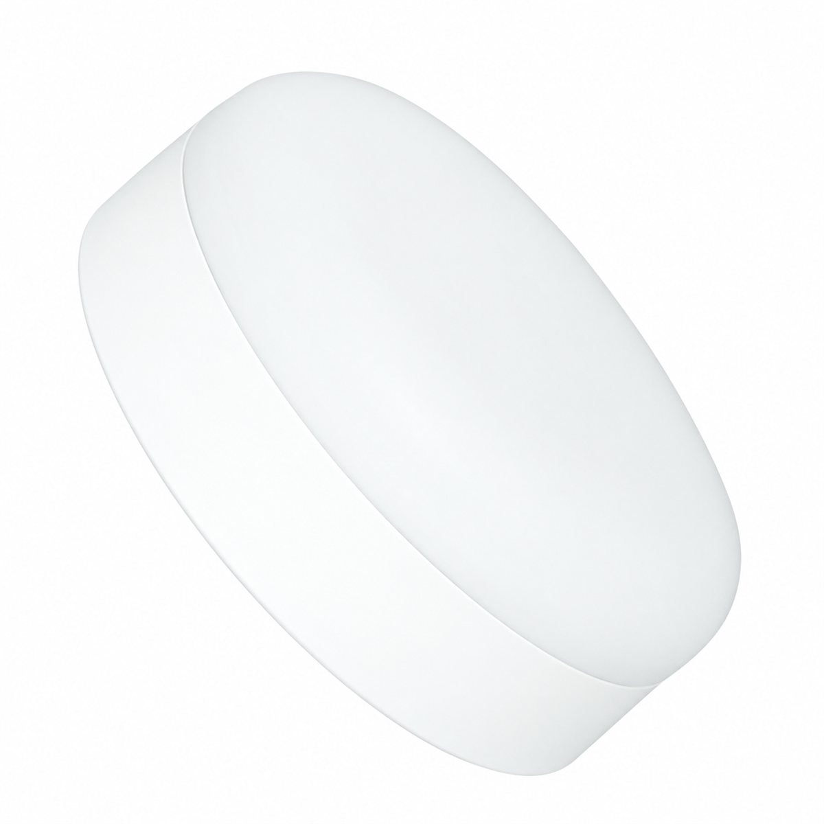 Đèn panel ốp trần nổi tràn viền tròn Panasonic trên nền trắng, ảnh sản phẩm chính diện