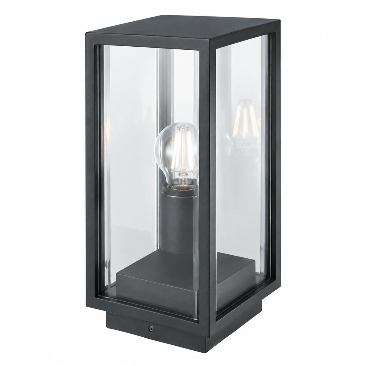 Đèn gắn tường ngoài trời dùng bóng E27 NBB1463 Panasonic trên nền trắng, ảnh sản phẩm chính diện