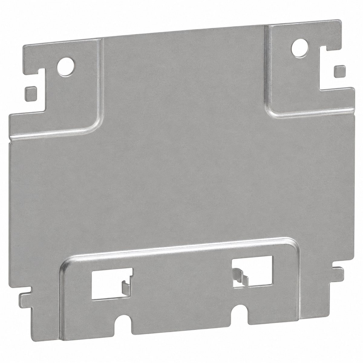 Đế lắp ghép rơ le với contactor TeSys Giga Schneider trên nền trắng, ảnh sản phẩm chính diện